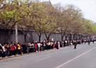 Published on 4/25/1999 On April 25, 1999, tens of thousands of Falun Gong practitioners came to the Appeal Office near Zhongnanhai to appeal. They were peacefully waiting to tell the country’s leaders Falun Gong’s real story and the recent police’s detaining and beating the practitioners in Tianjin.
