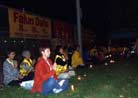 Published on 10/2/2001 Protest National Terrorism. Ottawa Practitioners Hold Candel Vigil At The Chinese Consulate