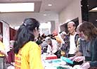 Published on 1/31/2001 Falun Gong booth is very interests people in Chinese New Year Festival in Texas