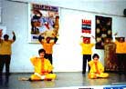 Published on 1/16/2001 Promoting Falun Dafa at a Qigong Exhibition in Russia
