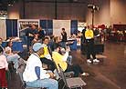 Published on 1/17/2001 Demonstrating Falun Gong at Houston Health Expo

