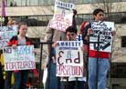 Published on 2/2/2002 Amnesty International Students from Washington DC Demand End to Persecution of Falun Gong in China

