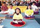 Published on 1/5/2002 Promote Dafa in "Truth-Compassion-Forbearance Week" in Hobart, Tasmania, Australia