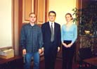 Published on 12/18/2001 A French Deputy Draws Inspiration from Truthfulness-Compassion-Forbearance
