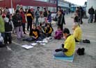 Published on 11/5/2001 Falun Dafa Reaches the Arctic Circle : Spread Dafa I\in Greenland