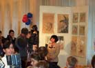 Published on 11/10/2001 Zhang Cuiying’s Painting Exhibition in St. Petersburg to Urgently Rescue Falun Dafa Practitioners in China Is Widely Reported

