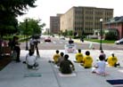 Published on 7/12/2001 The San Francisco-DC Van Tour arrives in Cheyenne, WO on the Fourth Day
