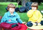 Published on 4/7/2002 Young Western Practitioners Practice in the Square in front of the United Nations