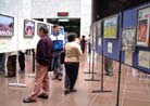 Published on 2/27/2002 The Mayor of Taipei Personally Visits "Photo Exhibition: The Journey of Falun Dafa"