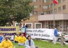Published on 10/1/2001 Washington DC Practitioners Hold an Urgent Press Conference in Front of the Chinese Embassy
