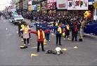 Published on 1/10/2003 Falun Gong Practitioners&rsquo; Procession Is Warmly Welcomed in the New York City "Three Kings Day" Parade