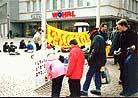 Published on 2/3/2002 The First Day of Spreading Dafa in Augsburg, Germany
