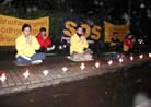 Published on 12/12/2001 Denmark Practitioners Appeal in front of the Chinese Embassy on UN Human Rights Day
