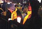 Published on 2/3/2002 Candlelight Vigil: Hongfa Activities Begin during World Economic Forum
