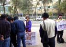 Published on 2/15/2002 Israel Dafa Practitioners Hold Hongfa Activity to Chinese People During China Spring Festival
