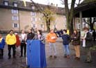 Published on 12/5/2001 Swiss Falun Dafa Day Held in City of Fribourg
