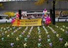 Published on 11/6/2001 Organized by Falun Dafa and Friends of Falun Gong, the "Peace and Compassion Day" festival was supported and/or sponsored by more than 20 organizations, caring professionals and elected officials
