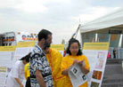 Published on 6/13/2001 Promote Dafa at the Multi-culture festival in Windsor, Canada 