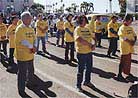 Published on 1/31/2001 Promote Dafa during Martin Luther King Jr. Day parade in San Diego
