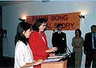 Published on 10/2/2000 In September, 2000, a Falun Gong Photo Exhibition was held at the European Parliament

