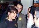 Published on 12/27/2001 Spreading the Truth and Exposing the Persecution of Falun Gong at the 4th Annual World Congress of the ’Council for Greeks Abroad’ 
