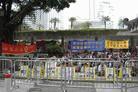 Published on 2/16/2003 香港法轮功学员抗议迫害延伸　要求制止恶法23条（图）
