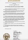 Published on 10/11/2003 Proclamation of Falun Dafa Week, San Mateo County, California [September 20, 2003]
