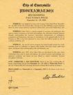 Published on 10/13/2003 Proclamation of Falun Dafa Week, City of Emeryville, California [September 19, 2003]
