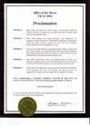 Published on 10/17/2003  Mayor Stephen Terrell of the City of Allen proclaimed October 12, 2003 as Falun Dafa Day in Allen, Texas, and urged all citizens to take cognizance of this event and participate in all the events related in the community.
