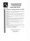 Published on 10/16/2003 Proclamation Commemorating Falun Dafa Week, City of Longview, Texas [October 9, 2003]
