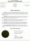 Published on 2/22/2003 Proclamation of Arizona Falun Dafa Month in Pinal County, Arizona [February 2003]