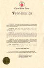 Published on 6/6/2004 Proclamation of World Falun Dafa Day, City of Creve Coeur, Missouri [May 13, 2004]
