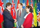 Published on 2/27/2002 Central News Agency: Lin Shenli, Expresses His Gratitude to Canadian MP Mr. Cotler
