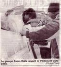 Published on 1/4/2003 French Alsace News: Falun Dafa Defends Human Rights 
