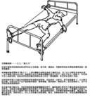 Published on 5/21/2004 Drawings of Torture Techniques -- Nos. 1 - 7. This torture is commonly used by police hospitals, detention centers, and forced labor camps on Falun Dafa practitioners who refuse to give up their belief. The practitioner’s lower body is tied onto the sides of a bed, with his hands intentionally handcuffed on the sides of the bed above or below, to the extreme, so there is no way to move. Some Falun Dafa practitioners are tortured like this for one week or several weeks, with some even tortured like this for as long as four months.

This torture prevents the practitioner from changing position even a bit, let alone turning the body. After a long period of time, the muscles are damaged, the mind becomes uneasy, scabies grow, and the practitioner experiences extreme pain.
