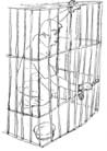 Published on 11/23/2001 "Being confined in a solitary compartment" is one of the torture methods applied to brutally persecute practitioners.Except for a small barred door, all openings are tightly sealed. No light comes in. Practitioners are locked up in these small cells like that because they are determined to tell the truth and do not yield to the unreasonable requirements. Sometimes they are locked up this way for 120 days. They are mentally and physically tortured.