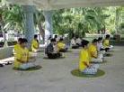 Published on 6/12/2001 Practitioners in Saipan send forth righteous thoughts to eliminate evil on June 10, 2001.