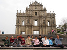 Published on 4/22/2006 Photo Report: Macao Falun Gong Practitioners Hold Group Practice at a Famous Tourist Site