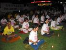 Published on 10/15/2003 Saipan Dafa Practitioners hold a candlelight vigil during the Fifth Saipan Fa Conference to commemorate fellow practitioners who have been persecuted to death in mainland China on October 12, 2003.