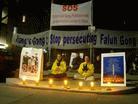 Published on 11/4/2003 Austria Practitioners Hold Candlelight Vigil Appealing to Chinese Government to Release One Hundred Fellow Practitioners From a Jilin Prison Who Are on a Hunger Strike
