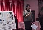 Published on 9/22/2000 Practitioners presenting a Falun Gong seminar on August 27, 2000.