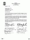 Published on 10/27/2002 Michigan State Representatives to President Bush: We Cannot Ignore the State-sanctioned Terrorism against the Chinese People Who Practice Falun Gong [September 17, 2002]