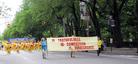 Published on 5/16/2005 New York: Falun Gong Practitioners Take Part in the Grand Martin Luther King Parade (Photos)