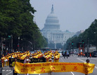 Published on 7/22/2006 Washington DC: 1,500 People Hold a Rally and Parade to Support the 12 Million Withdrawals from the CCP (Photos)