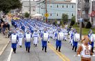 Published on 10/9/2007 Rhode Island: Divine Land Marching Band Appears in New Uniforms, Amazes the Audience (Photos)
