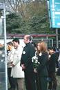 来自世界20多个国家的800名法轮功学员在联合国前的万国广场静默站立 向国际社会呼吁制止在中国的人权迫害  日内瓦 2001-4