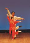 法轮功学员在港首次举办的大型综合晚会，图为舞蹈表演  香港 2002-10 