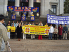 Published on 10/21/2003 Vancouver: Practitioners Initiate Falun Gong Cross Canada Tour for Justice--The goal of the car tour is to call upon Canadian people to express concern toward the brutal persecution of Falun Gong practitioners and work together to bring Jiang Zemin, the chief perpetrator that persecuted the people to justice.