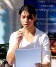 以色列学员中领馆前，促中共官员弃恶从善　2005年10月28日