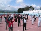 Published on 5/25/2004 On May the 15th,2004,the Spanish Falun Dafa Association was invited by a Qigong organization in Malaga City to give an introduction and teach the exercises of Falun Dafa.
